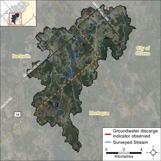 Figure XX Groundwater indicators observed in the Kings Creek catchment