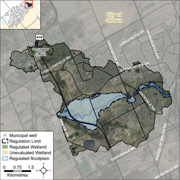 Figure xx Stewardship and potential restoration locations