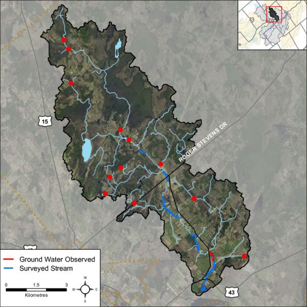 Figure 43 Groundwater indicators observed in the Rosedale Creek catchment